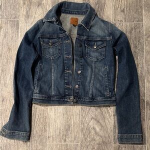 Joe's Jeans Indigo Denim Jacket with Faded Wash